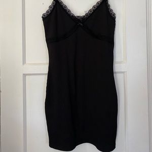 H&M black bodycon dress